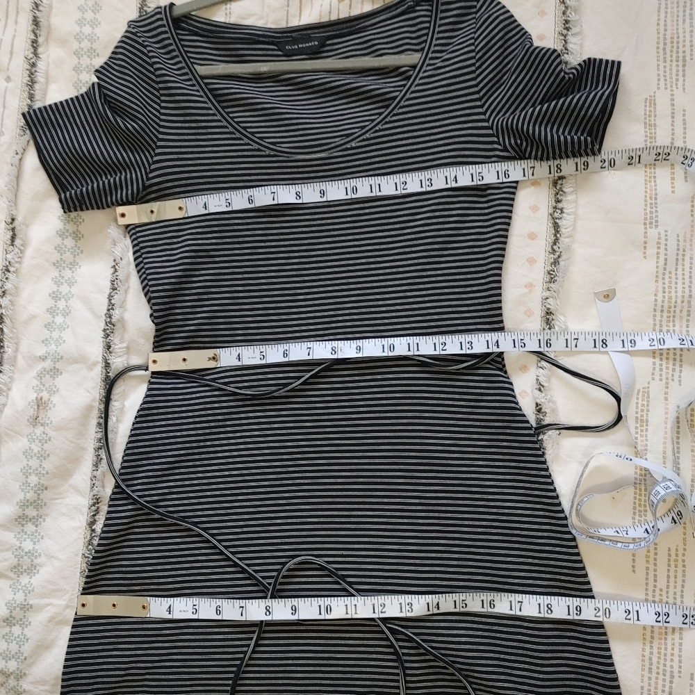 Club Monaco striped scoop neck dress size M - Picture 10 of 11